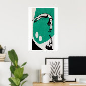 Sprong van geloof - Matchbox Print - Esthetische M (Thuiskantoor)