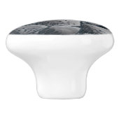 Sprong van keramische kolenknol knop (Zijkant)