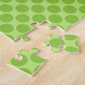 Sprong van steenpuzzel legpuzzel (Zijkant)