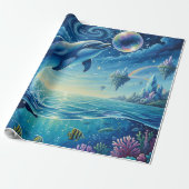Sprong van verwondering cadeaupapier (Uitgerold)