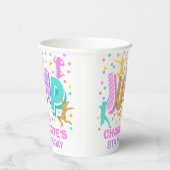 Sprong Verjaardag Papier Cups Papieren Bekers (Rechts)