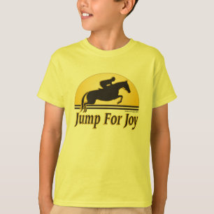 Sprong voor de Kinder paardensport T-Shirt