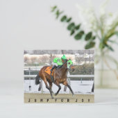 Sprong voor Joy-Reylu Gutierrez (1) Briefkaart (Staand voorkant)