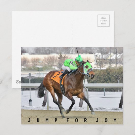 Sprong voor Joy-Reylu Gutierrez (1) Briefkaart (Voorkant / Achterkant)