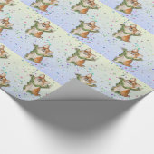 Sprong voor papier met joy Corgi-overvulling (Hoek)