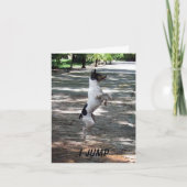 Sprong voor Vreugde Kaart (Voorkant)