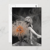 Sprookje achter de bloemen briefkaart (Voorkant / Achterkant)