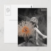 Sprookje achter de bloemen briefkaart (Voorkant / Achterkant)