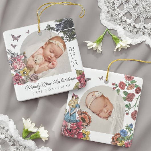 Sprookje Alice in Wonderland Baby Stats Foto Keramisch Ornament
