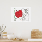 Sprookje Appel Poster (Keuken)