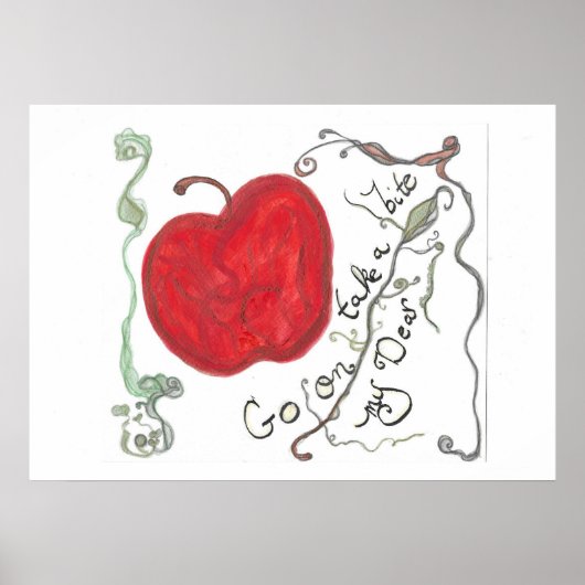Sprookje Appel Poster (Voorkant)