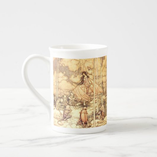 Sprookje Arthur Rackham Porselein Kop (Links)