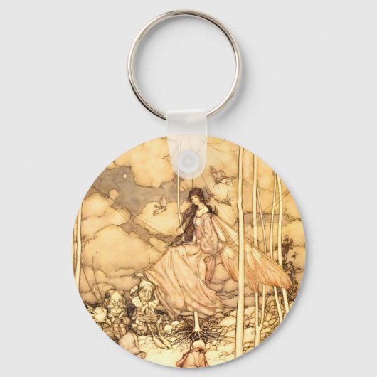 Sprookje Arthur Rackham Sleutelhanger (Voorkant)