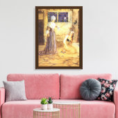 Sprookje Assepoester met Goede Fee Canvas Afdruk (Insitu (Woonkamer))