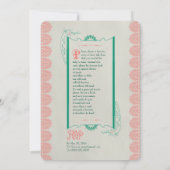  sprookje Baby shower uitnodiging (Achterkant)