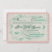  sprookje Baby shower uitnodiging (Voorkant)