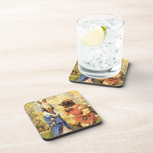 Sprookje, Belle en het Beest Drankjes Onderzetter (Rechterzijde)