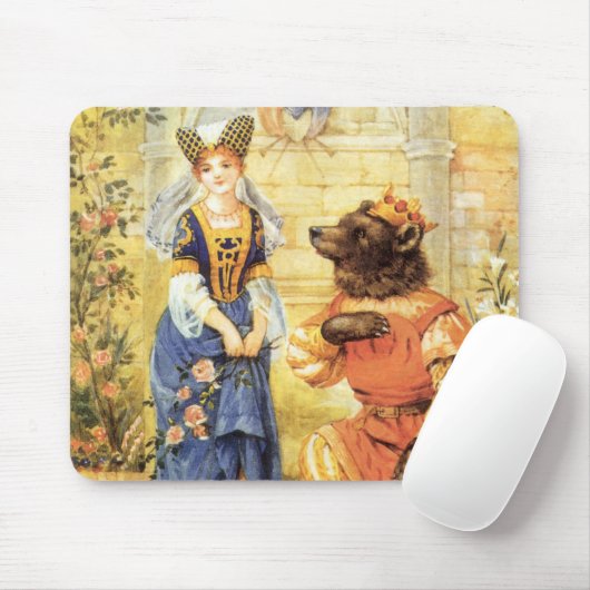 Sprookje Belle en het Beest Muismat (Met muis)