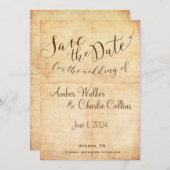 Sprookje Bewaar de datum Kaart (Voorkant / Achterkant)