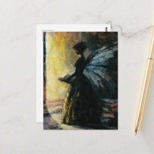 Sprookje bij de deuropening Fantasie Briefkaart