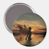 Sprookje bij Sunset Magnet (Voorkant / Achterkant)