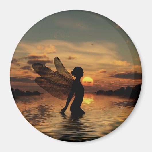 Sprookje bij Sunset Magnet (Voorkant)