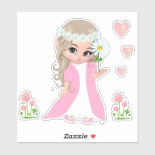 Sprookje & Bloemen Sticker