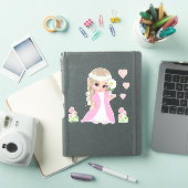 Sprookje & Bloemen Sticker (iPad Cover)