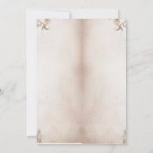 Sprookje Bloemen Zoet Zestien Verjaardagsfeest Kaart (Achterkant)