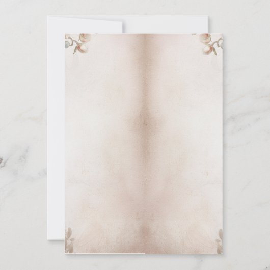 Sprookje Bloemen Zoet Zestien Verjaardagsfeest Kaart (Achterkant)