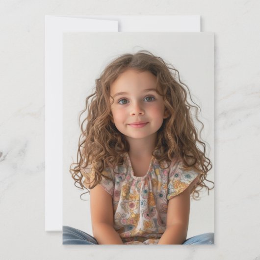 Sprookje Bos Kids Verjaardagsfeestuitnodigingen Kaart (Achterkant)