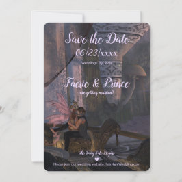 Sprookje Bruiloft - Flat Save The Date Kaart