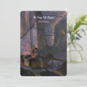 Sprookje Bruiloft - Flat Save The Date Kaart (Staand voorkant)