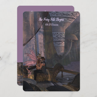 Sprookje Bruiloft - Flat Save The Date Kaart