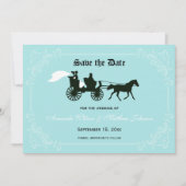 Sprookje Bruiloft Save the Date Kaarten (Voorkant)