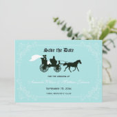 Sprookje Bruiloft Save the Date Kaarten (Staand voorkant)