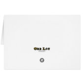  sprookje bruiloft tafel nummer Kaart (Achterkant Horizontaal)