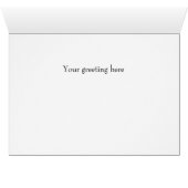  sprookje bruiloft tafel nummer Kaart (Binenzijde Horizontaal (Onderkant))