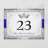 sprookje bruiloft tafel nummer Kaarten (Voorkant)