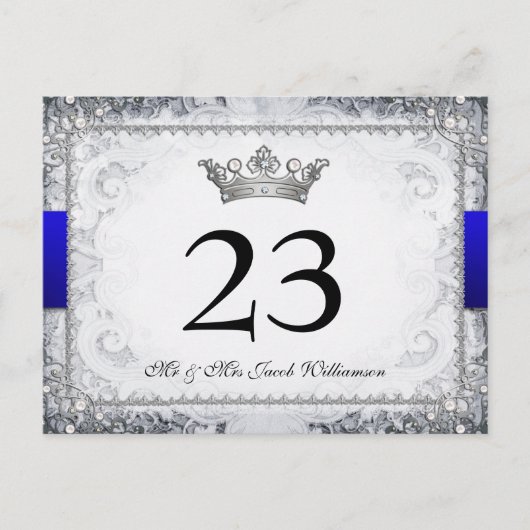 sprookje bruiloft tafel nummer Kaarten (Voorkant)