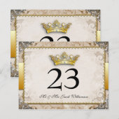 sprookje bruiloft tafel nummer Kaarten (Voorkant / Achterkant)