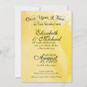 Sprookje bruiloft uitnodiging Sjabloon (Voorkant)