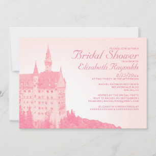 sprookje Castle Bridal Shower Invitations Kaart