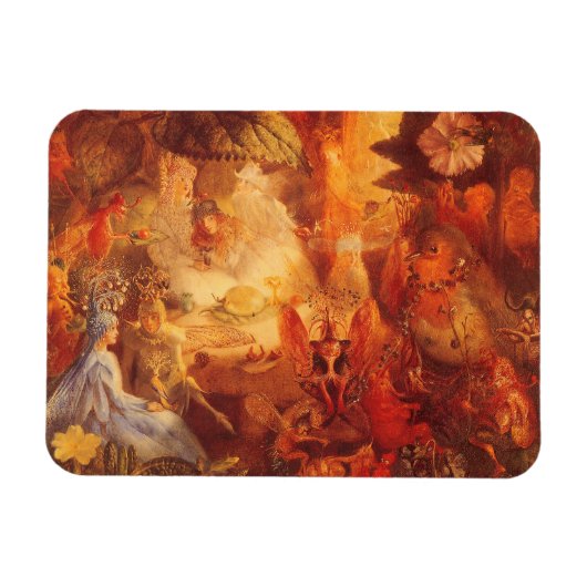 Sprookje De gevangen roodborst door Fitzgerald Magneet (Horizontaal)