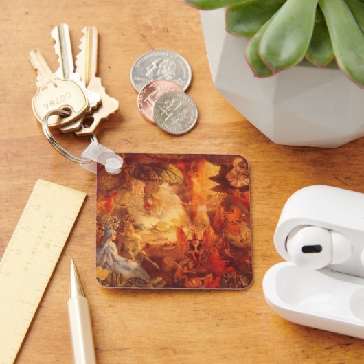 Sprookje De gevangen roodborst door Fitzgerald Sleutelhanger (Bureau)