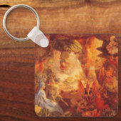 Sprookje De gevangen roodborst door Fitzgerald Sleutelhanger (Voorkant)