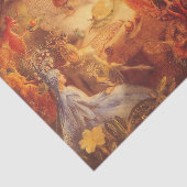Sprookje De Gevangengenomen Roodborst door Fitzger Tissuepapier (Detail)