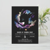 Sprookje Dragon's Magic Verjaardag Kaart (Staand voorkant)