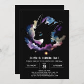 Sprookje Dragon's Magic Verjaardag Kaart (Voorkant / Achterkant)