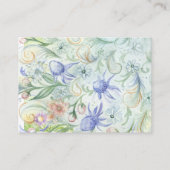 Sprookje Eenhoorn bruiloft informatie Kaart (Achterkant)